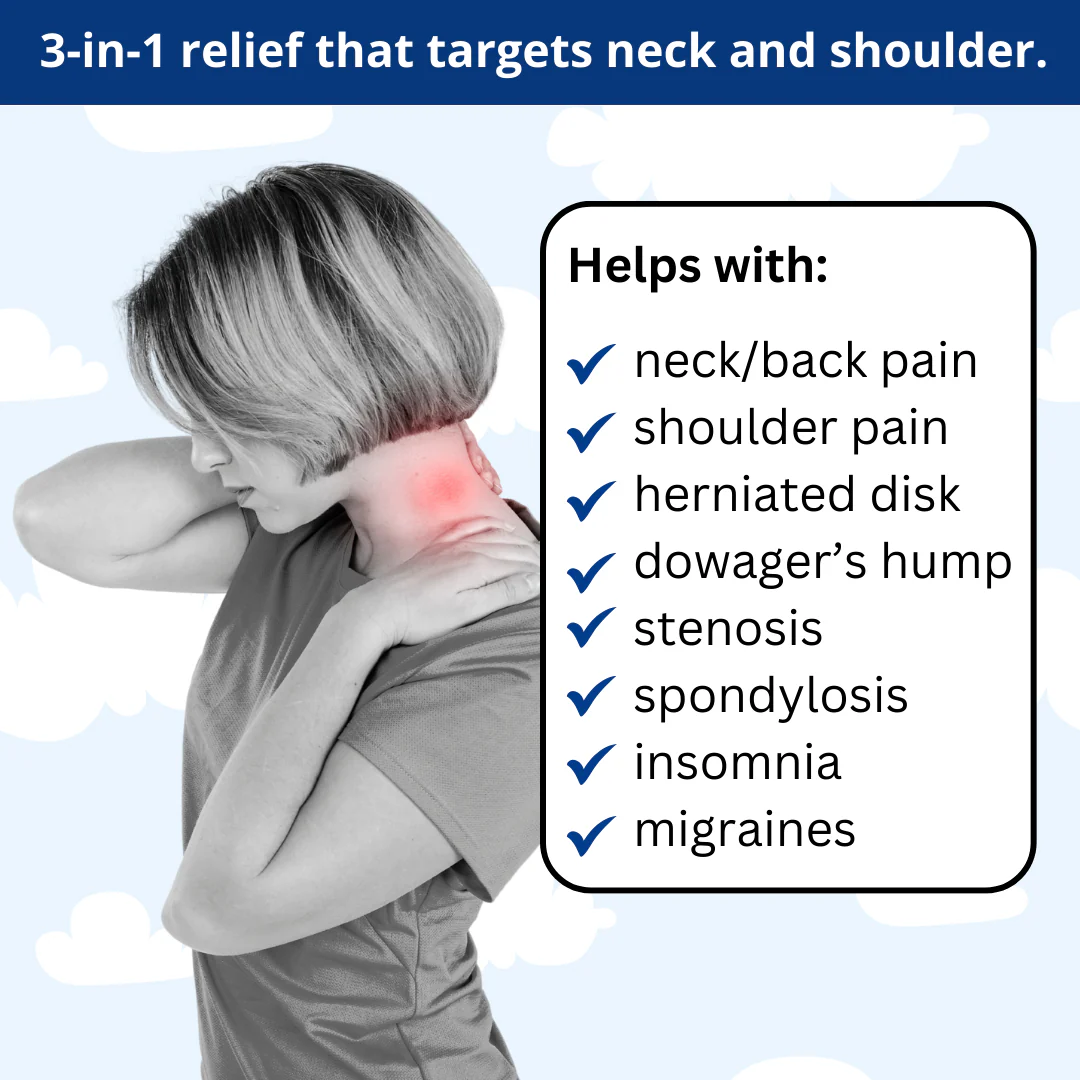 Olvima® 3 In 1 Neck Massage Pillow