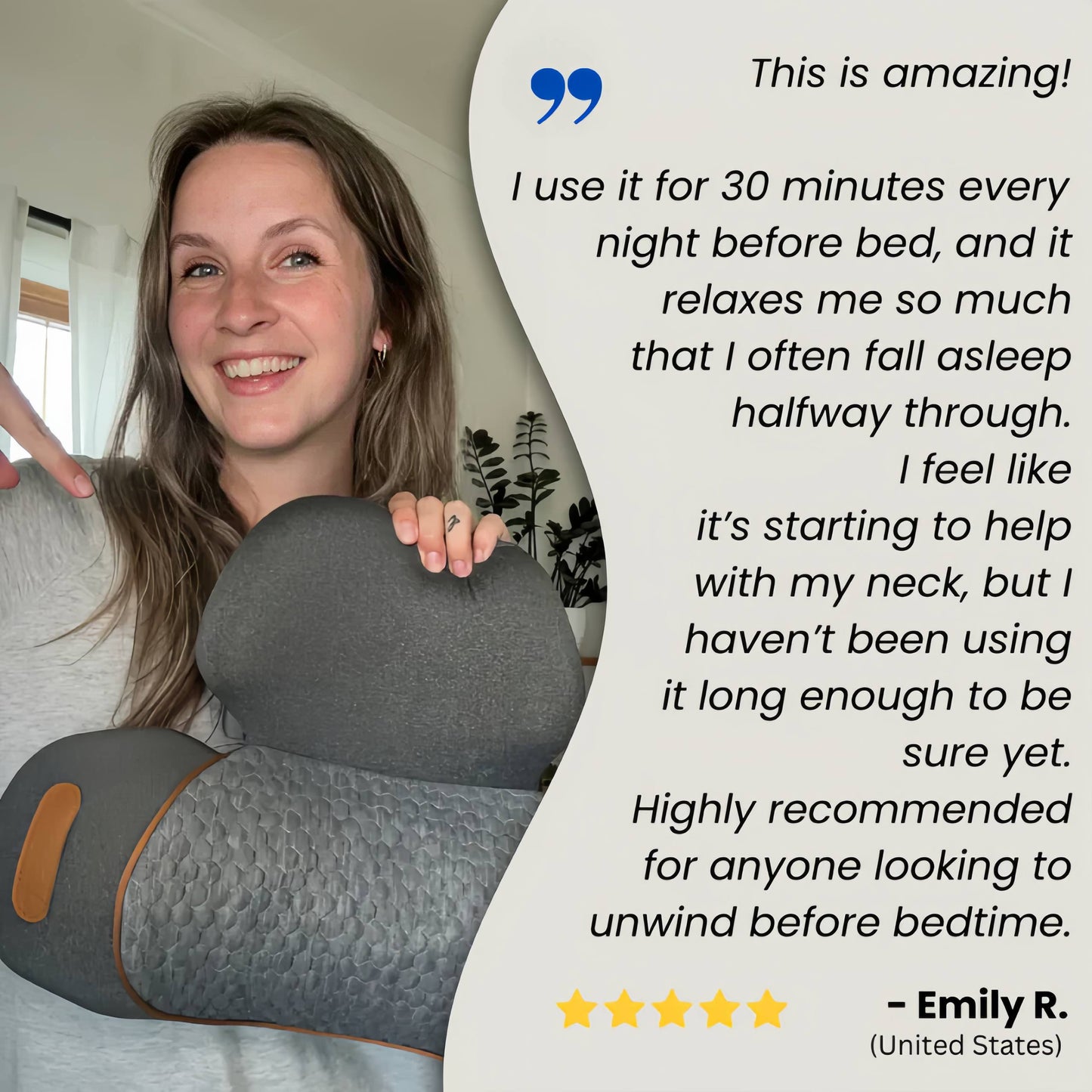 Olvima® 3 In 1 Neck Massage Pillow